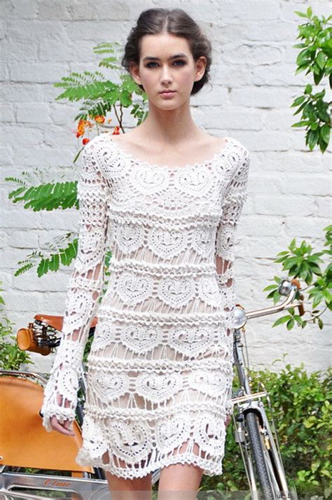 Designer Crochet Dress