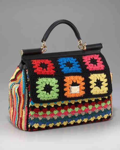 Designer Crochet Handbags
