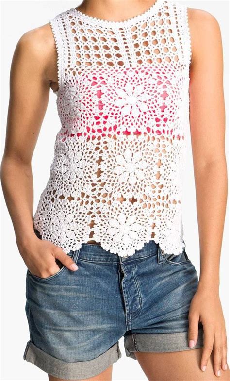 Designer Crochet Tops