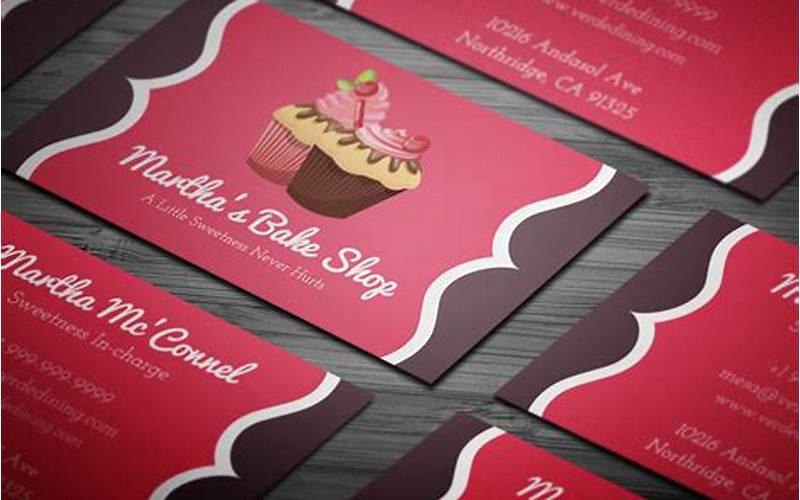 Designing Bakery Business Cards