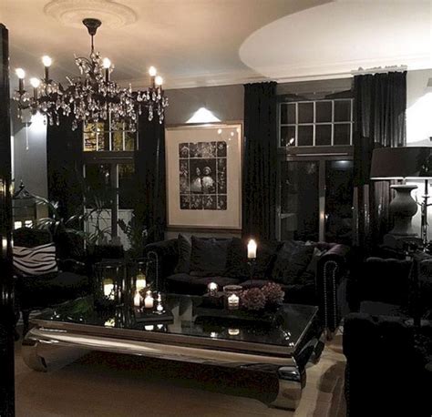 This is what I want!!! Gothic living room, Glam living room, Goth