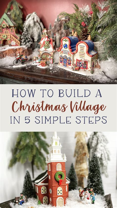 Designing A Christmas Village