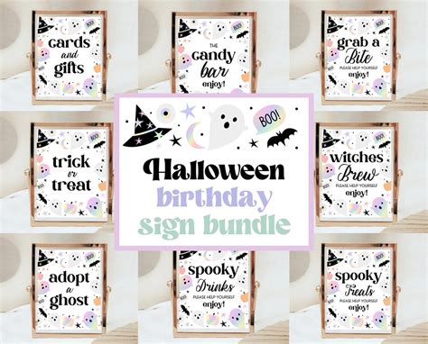 Designing Your Perfect Halloween Birthday Sign