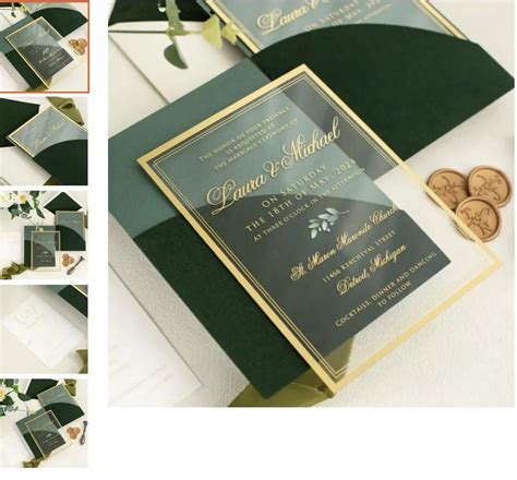 Designing Your Perfect Lucite Invitation Suite