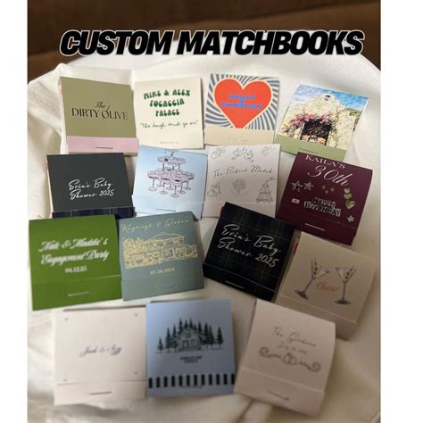 Designing Your Personalized Matchbook Favors