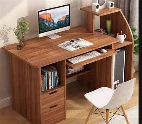 Tribesigns Computer Desk with Hutch and Bookshelf, 47