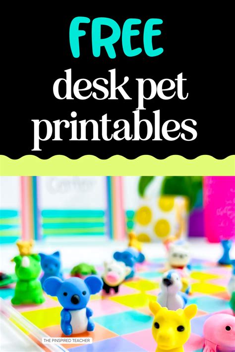 Desk Pet Free Printables