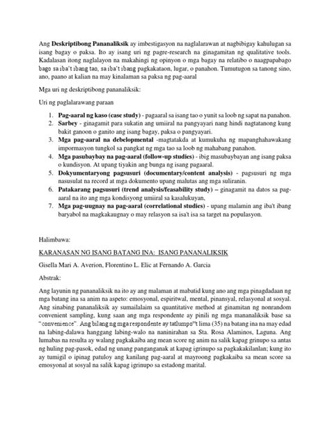 Paano Gumamit ng Deskriptibong Pamamaraan sa Paglalarawan ng Bagay o Lugar