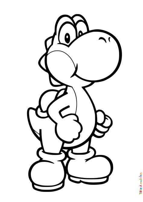 Dessin à Imprimer Yoshi