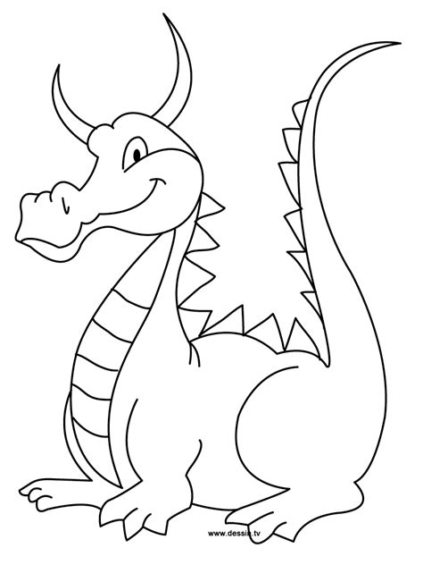 Dessin A Colorier Dragon