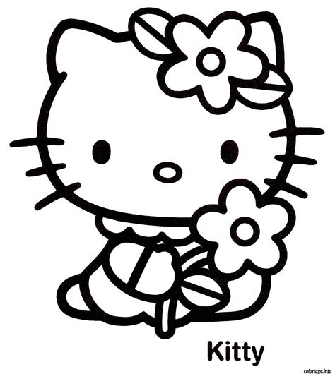 Dessin Coloriage Hello Kitty