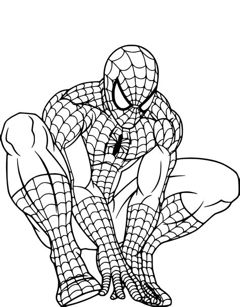 Dessin Coloriage Spiderman
