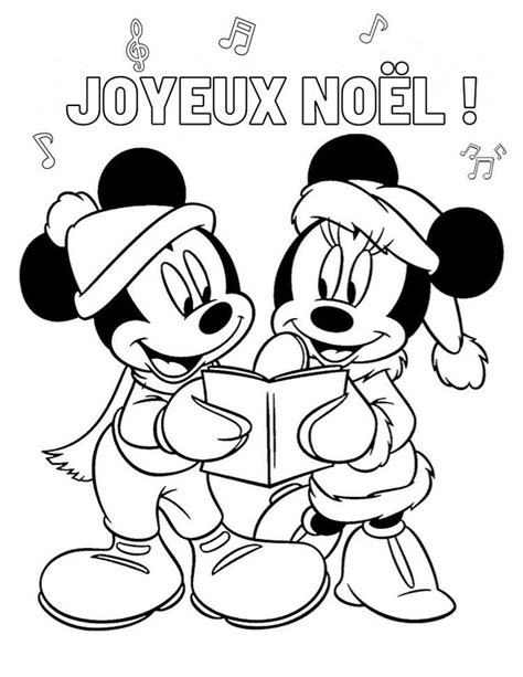 Dessin De Noël Disney à Imprimer Gratuitement