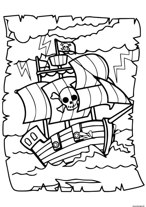 Dessin Pirate A Colorier