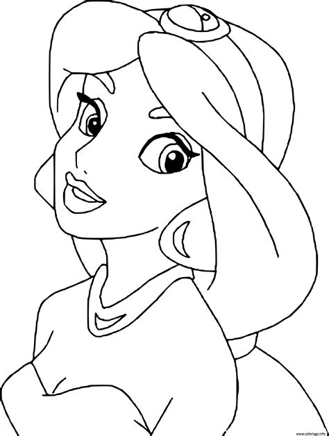 Dessin Princesse Disney Jasmine