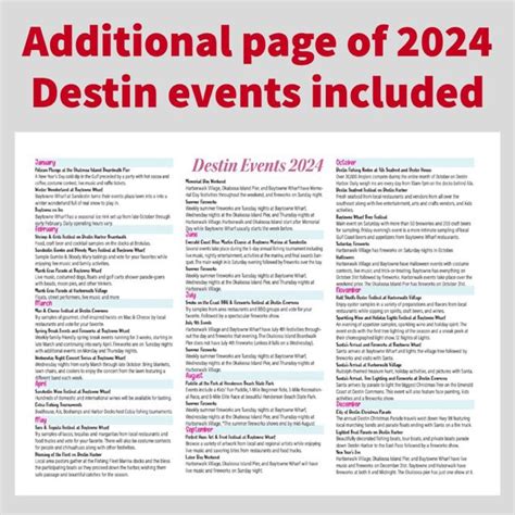 Destin Calendar Of Events