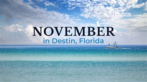 Destin Florida in November