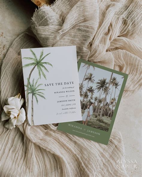 Destination Wedding Save The Date Template