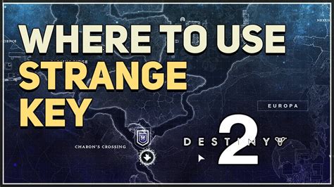 Destiny 2 Strange Key: How to get and use it