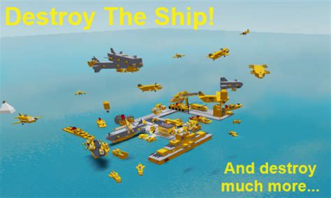 Destroy The Ship! - Roblox
