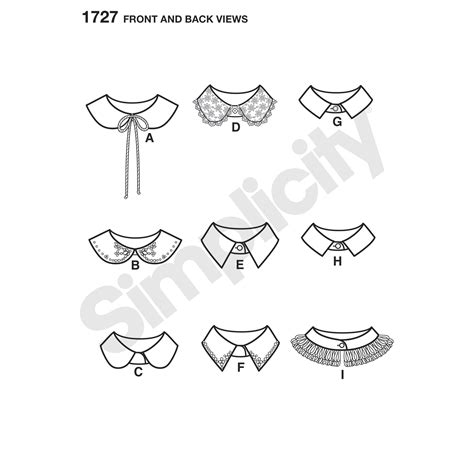 Detachable Collar Pattern