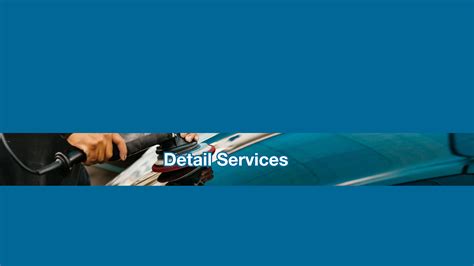 Detail Services For That Extra Shine