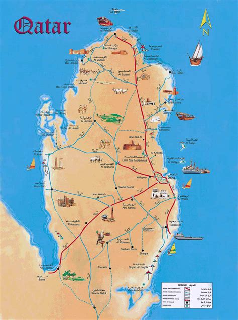 Map Of The World Qatar 88 World Maps