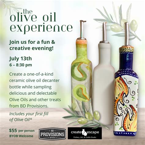 Detailed Olive Oil Experience
