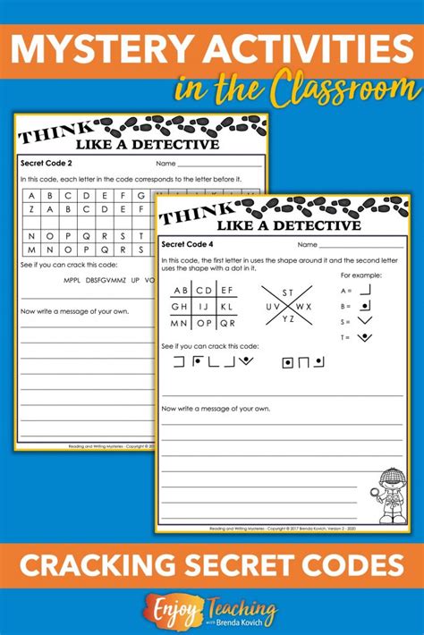 Detective Mystery Solve The Mystery Worksheets