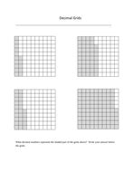 Determine The Pattern And Fill In The Decimal Grid