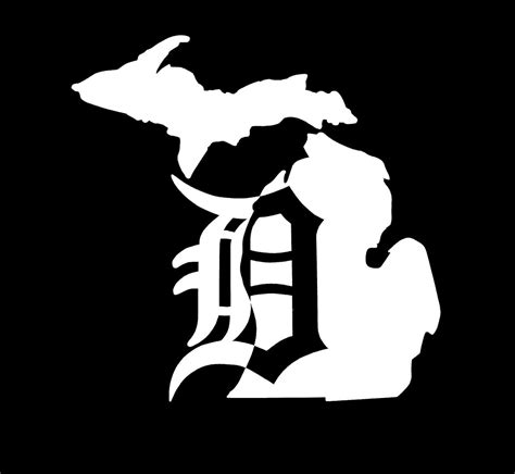 Detroit D Car Window Decal