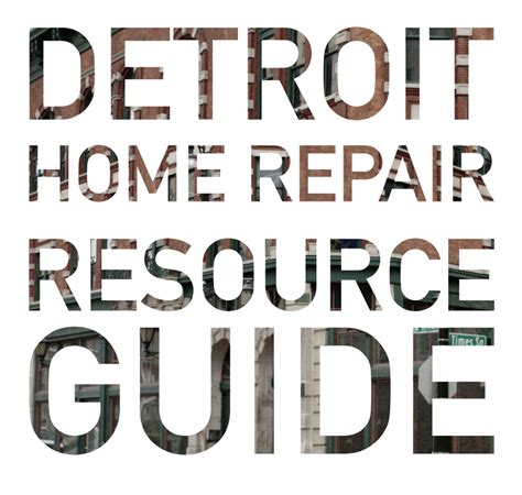Detroit Home Repair Signs