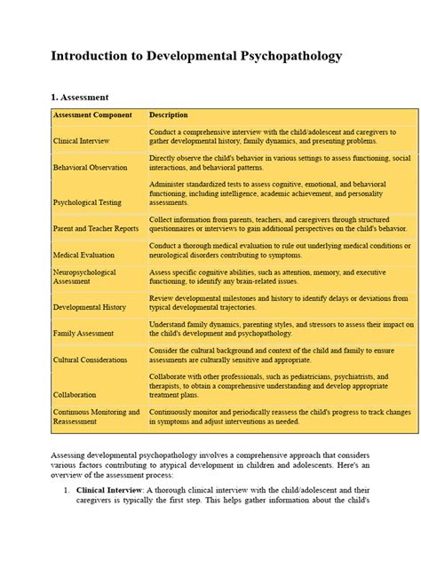 Developmental Psychopathology: An Introduction