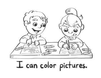 Developmental Skills Enhanced by Coloring