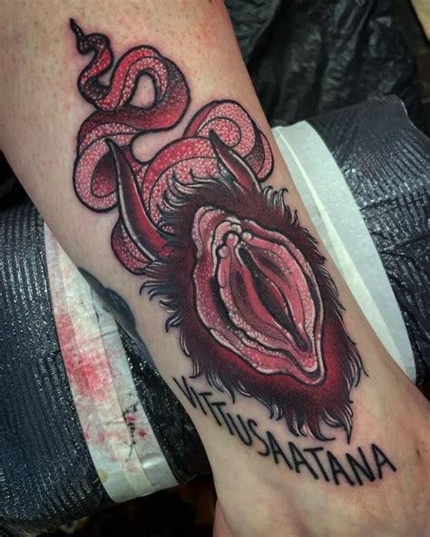 Devil Tattoo On Vagina