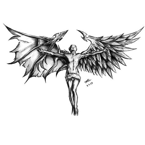 Devil Or Angel Tattoos