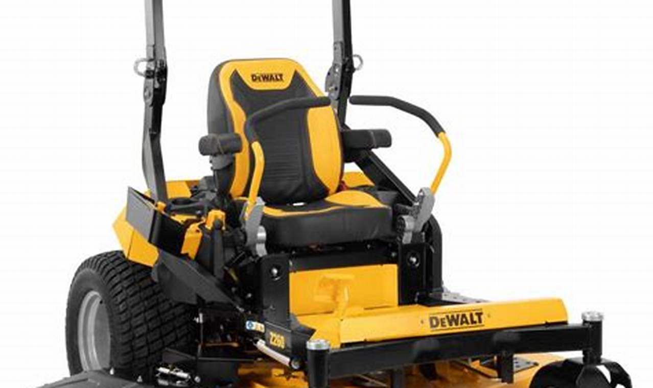 Discover the Secrets to Effortless Lawn Care: Unveiling the Dewalt Zero Turn Mower