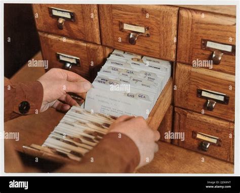 Dewey Decimal System Card Catalogue