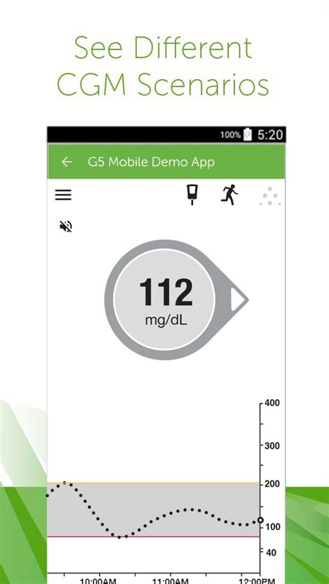 Enhance Your Diabetes Management with Dexcom G5 Mobile App for Android - Real-time Glucose Monitoring at Your Fingertips