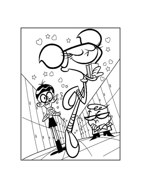 Dexter'S Laboratory Coloring Pages