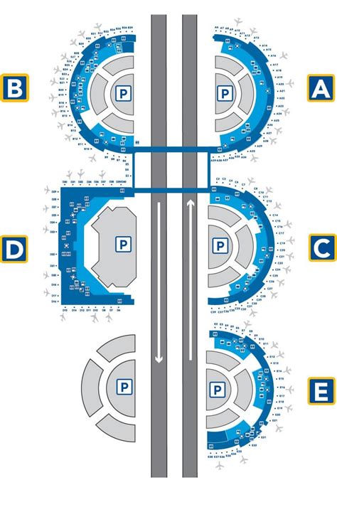 DFW terminal c map DFW airport terminal c map (Texas USA)