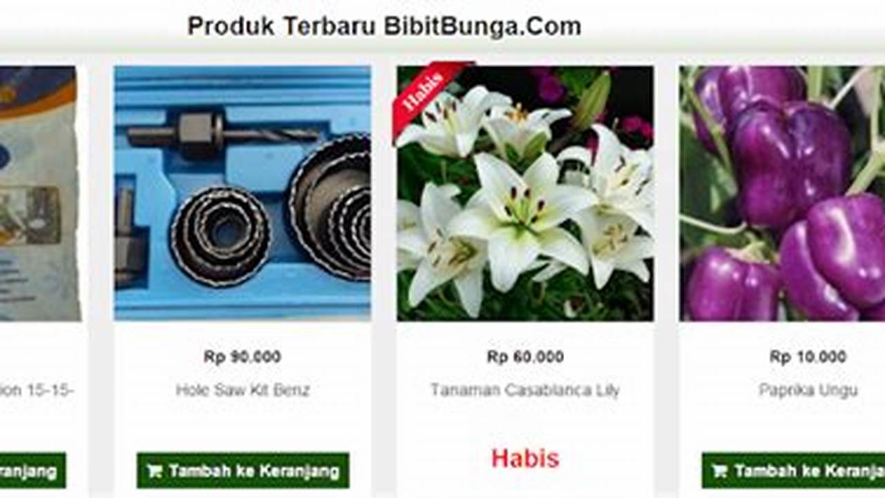 Di Toko Online Bibitbunga.com Ini, Kami., Pohon