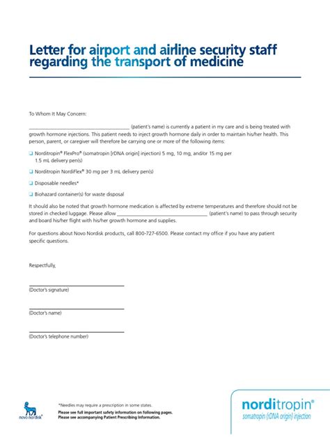 Medtronic Diabetes insulin pump airport security letter iPAG Scotland