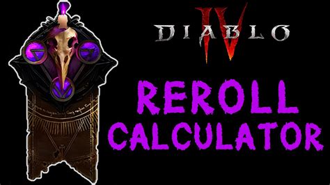 Maximize Your Diablo 3 Gear with the Ultimate Reroll Calculator Tool