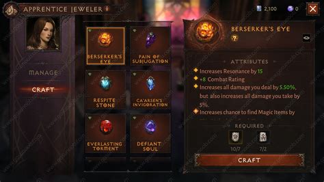 Diablo Immortal Skill Stone