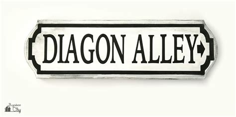 Diagon Alley Sign Printable Free