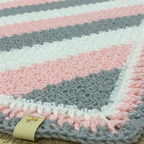 Diagonal Crochet Blanket