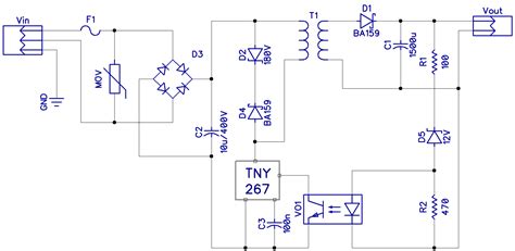 Diagram Rangkaian Power Supply Switching