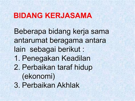 Dialog dan Kerja Sama