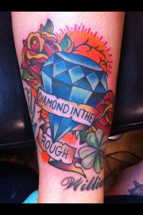 What does your tattoo mean? Oh this? It's me, a diamond in